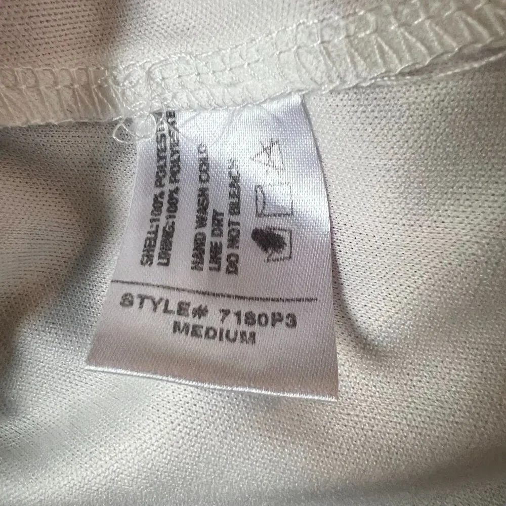 RICARICA Ivory Pink Blue Floral Maxi Dress Medium Boho Romantic Tie Waist Lined - Picture 5 of 8